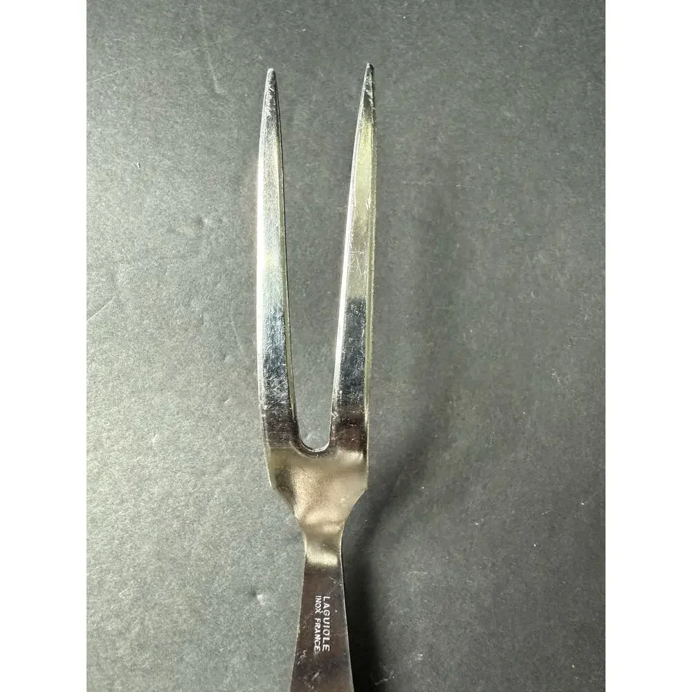 Laguiole Serving Fork Stainless Steel Made In France 10” Cottagecore